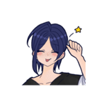 青髪女の子のすたんぷ（個別スタンプ：31）
