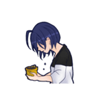 青髪女の子のすたんぷ（個別スタンプ：32）