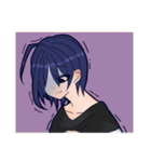 青髪女の子のすたんぷ（個別スタンプ：38）