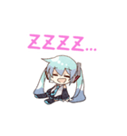 初音ミク byもじゃクッキー（個別スタンプ：40）