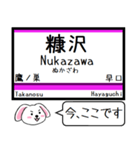 奥羽本線2 今この駅だよ！タレミー（個別スタンプ：19）