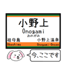 群馬 吾妻線 今この駅だよ！タレミー（個別スタンプ：4）