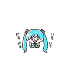 ゆるっと初音ミク！（個別スタンプ：9）