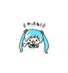 ゆるっと初音ミク！（個別スタンプ：35）