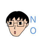 メガネくん！（個別スタンプ：16）