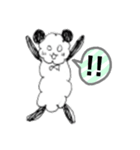 もこもこなパンダ（個別スタンプ：12）
