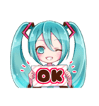 初音ミクの毎日使えちゃうスタンプ（個別スタンプ：2）