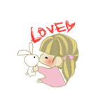 うさぎさんとわたし（個別スタンプ：6）