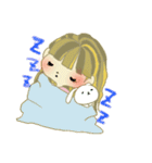 うさぎさんとわたし（個別スタンプ：10）