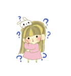 うさぎさんとわたし（個別スタンプ：13）