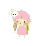 うさぎさんとわたし（個別スタンプ：18）