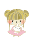 うさぎさんとわたし（個別スタンプ：19）