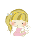 うさぎさんとわたし（個別スタンプ：20）