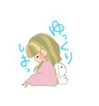 うさぎさんとわたし（個別スタンプ：30）