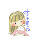 うさぎさんとわたし（個別スタンプ：31）