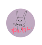 缶バッジ風うさぎ！「ピョンタ」（個別スタンプ：11）