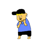 金髪と帽子で短パンの人2（個別スタンプ：1）