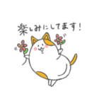 まめねこ～豆のような形をした猫～（個別スタンプ：19）