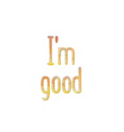 Simple Message Stamp（個別スタンプ：1）