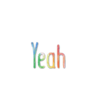 Simple Message Stamp（個別スタンプ：11）