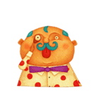 ひげと蝶ネクタイ（個別スタンプ：2）