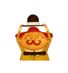 ひげと蝶ネクタイ（個別スタンプ：4）
