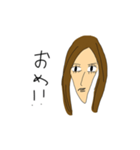 前田の似顔絵（個別スタンプ：3）