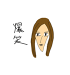 前田の似顔絵（個別スタンプ：9）