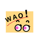 英語のあいさつ English  WWW（個別スタンプ：5）