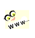 英語のあいさつ English  WWW（個別スタンプ：8）