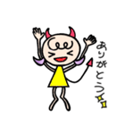あくまのふーちゃん（個別スタンプ：3）
