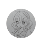 美少女ラフ（個別スタンプ：1）