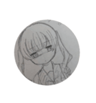 美少女ラフ（個別スタンプ：2）