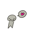 かおなしちゃんのいろんな表情。（個別スタンプ：24）