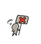かおなしちゃんのいろんな表情。（個別スタンプ：30）