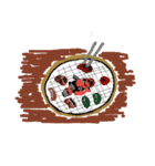 何食べる？スタンプ（個別スタンプ：3）
