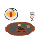 何食べる？スタンプ（個別スタンプ：9）