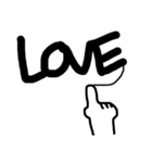 ラクガキ文字（個別スタンプ：13）