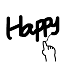 ラクガキ文字（個別スタンプ：14）