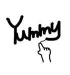 ラクガキ文字（個別スタンプ：16）