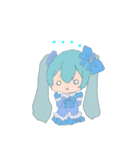 しろるの雪ミクたち（個別スタンプ：3）