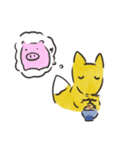 キツネもぐもぐ（個別スタンプ：27）