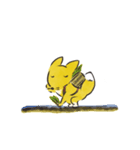 キツネもぐもぐ（個別スタンプ：35）