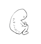 背中で語る奴（個別スタンプ：4）