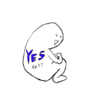 背中で語る奴（個別スタンプ：5）