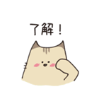 ぽっちゃり猫さんず（個別スタンプ：7）