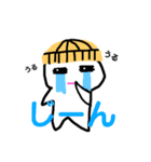 ニット帽くんスタンプ（個別スタンプ：14）