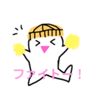ニット帽くんスタンプ（個別スタンプ：15）