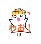 ニット帽くんスタンプ（個別スタンプ：16）