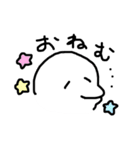 日常のシロイルカさんだよ。（個別スタンプ：35）